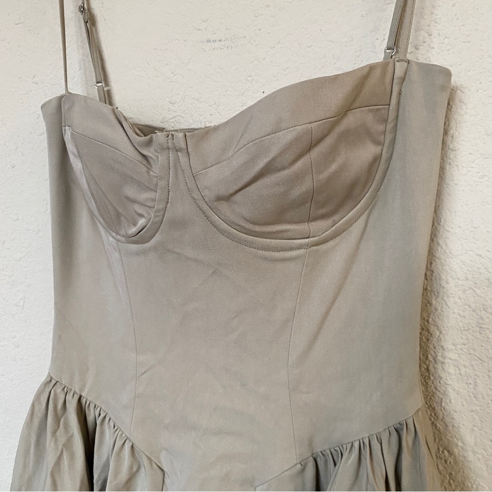 HOUSE OF CB XS D-DD 'Samaria' Taupe Corset Sun Dress NWOT Size XS - Picture 10 of 12